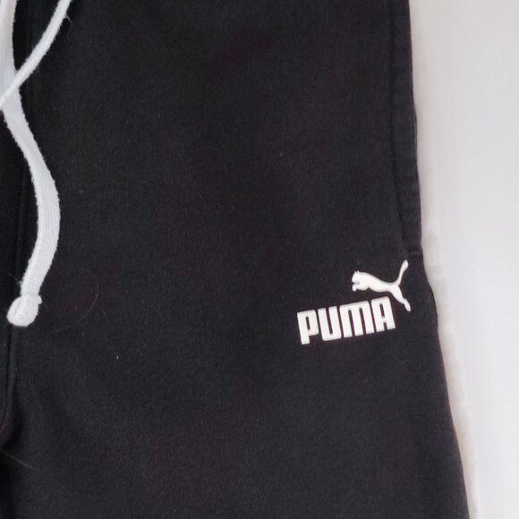 Puma training / jogger pants boys size XL (14-16) black white - Picture 5 of 11